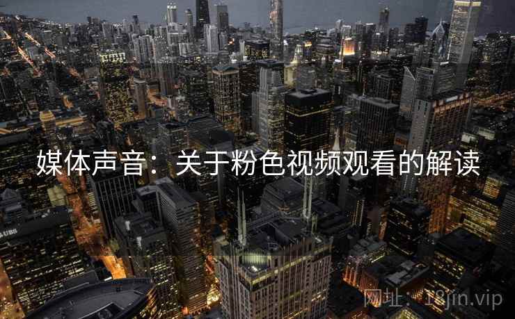 媒体声音：关于粉色视频观看的解读